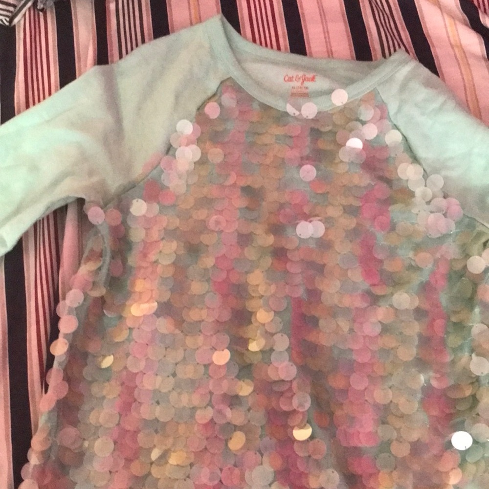 Sequin sweatshirt